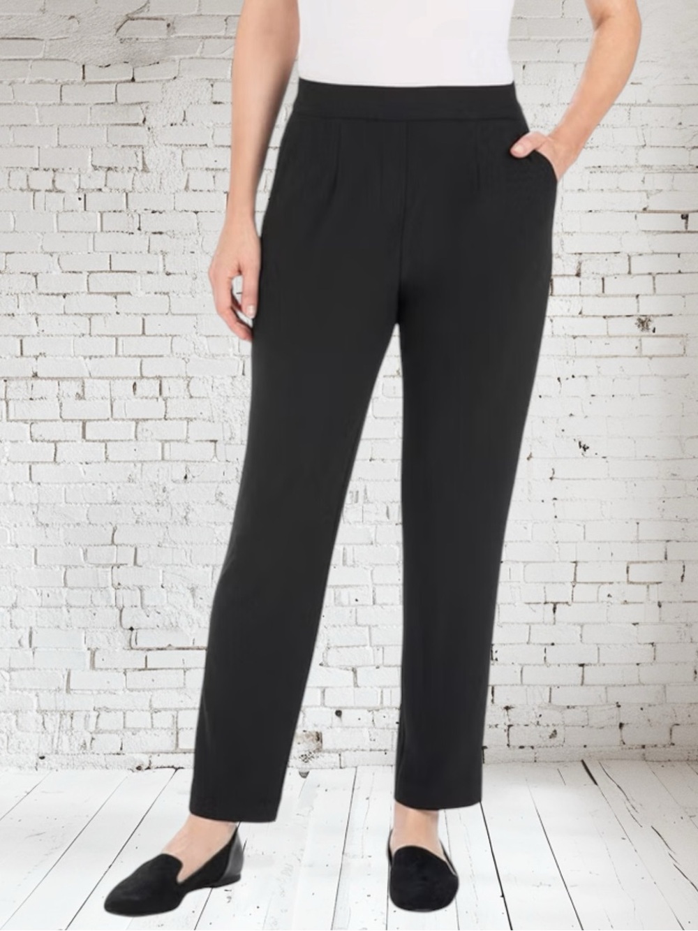 Hilary Radley Pull‑On Pant NWOT | XXL • Black • Stretch Dress Pant • Comfort Fit
